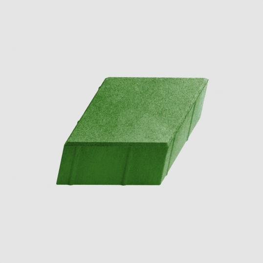 Тротуарная плитка «Ромб» зеленая